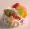 Nougat with dried tropical fruits and almonds